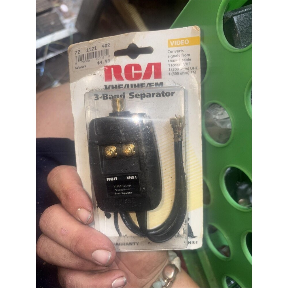 Vintage RCA VHF UHF FM Signal -3 Band Separator NEW
